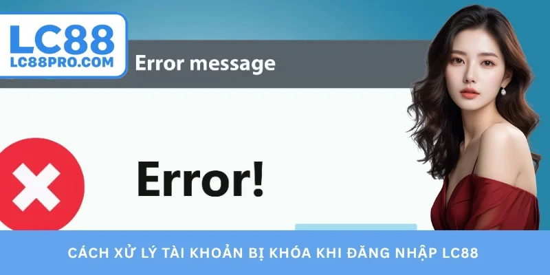 Cách xử lý tài khoản bị khóa khi đăng nhập LC88
